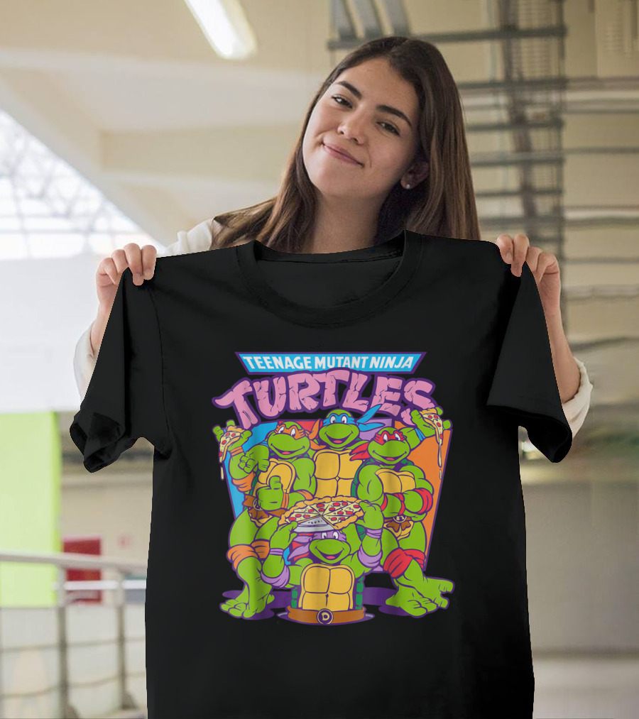 Teenage Mutant Ninja Turtles Pizza Party Smiles T-Shirt