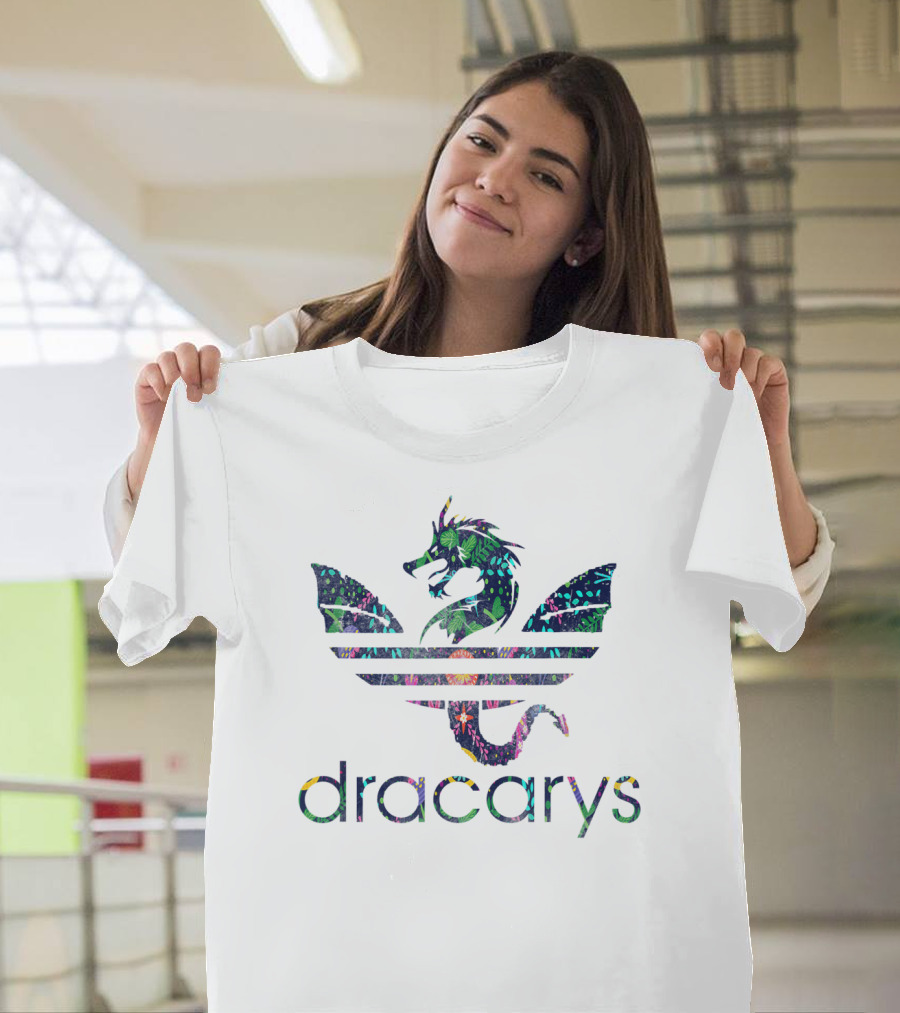 Dracarys Floral Dragons Lover Flower Iconic T-Shirt