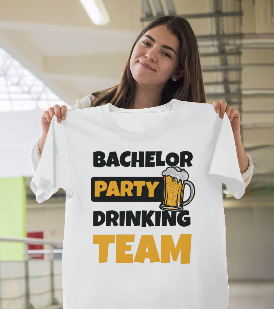 Bachelor Party Drinking Team Beer Mug Fun T-Shirt