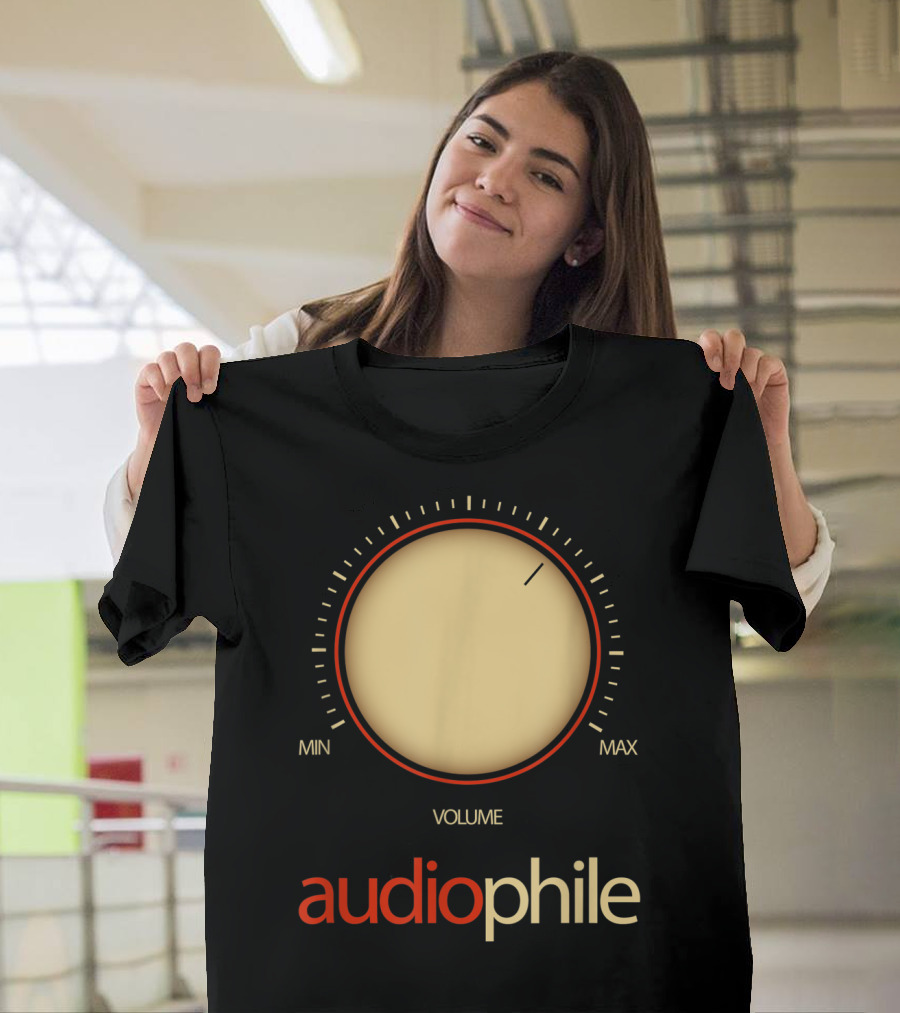 Volume Control Knob Audiophile Hifi Vintage Stereo T-Shirt