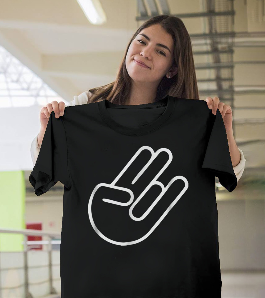 Shocker Hand Gesture Graphic Funny Humor T-Shirt