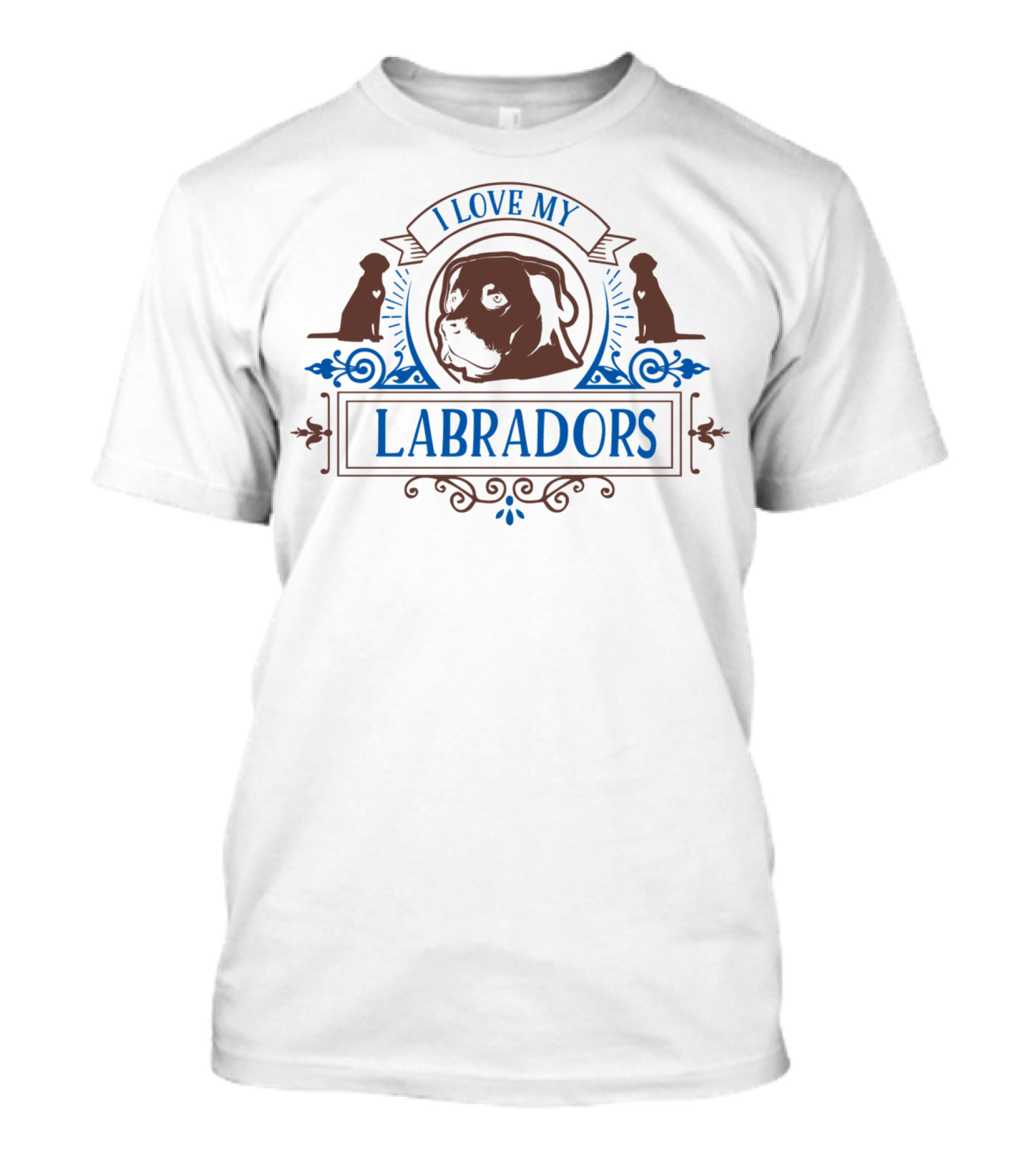 I Love My Labradors Georgeous Graphic Lab Labradors T-Shirt
