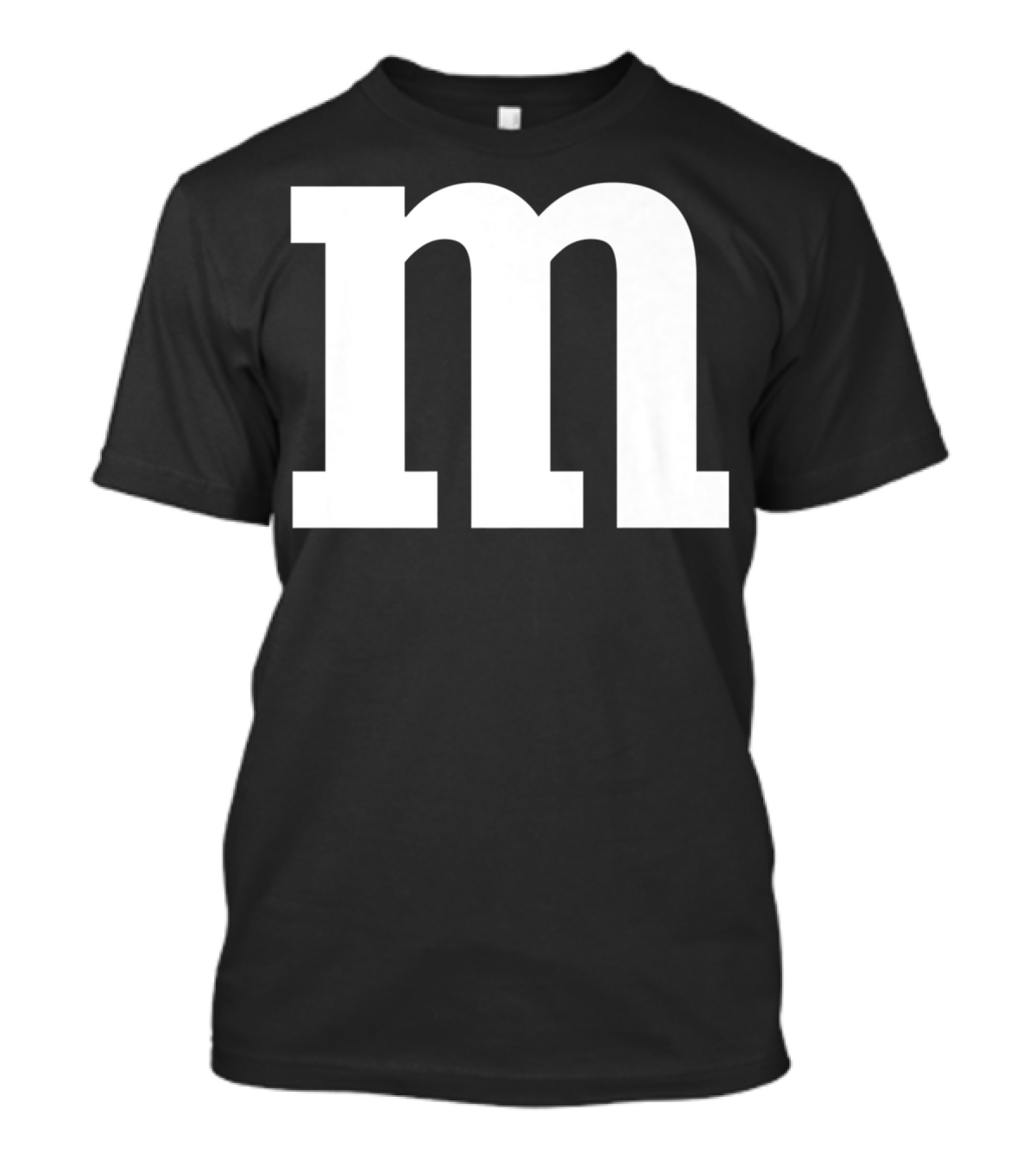 Lower Case Alphabet M Bold Typography T-Shirt