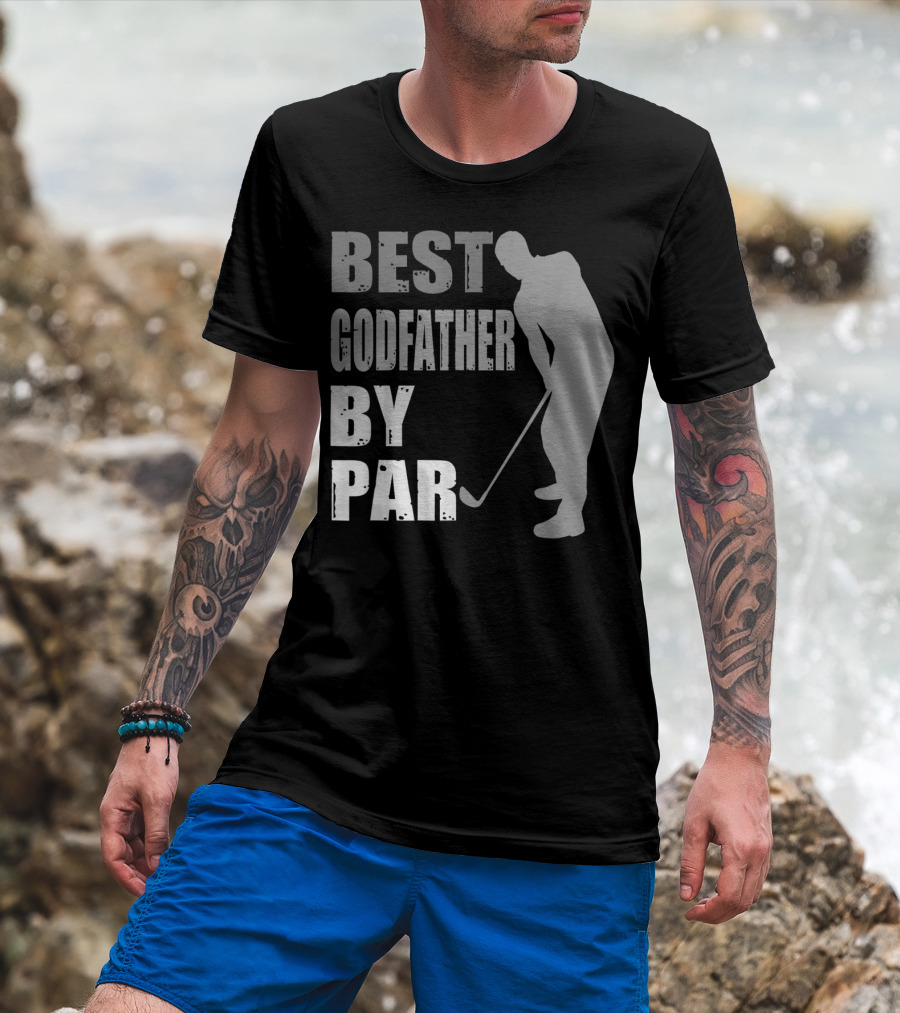 Best Godfather By Par Father's Day Golf T-Shirt