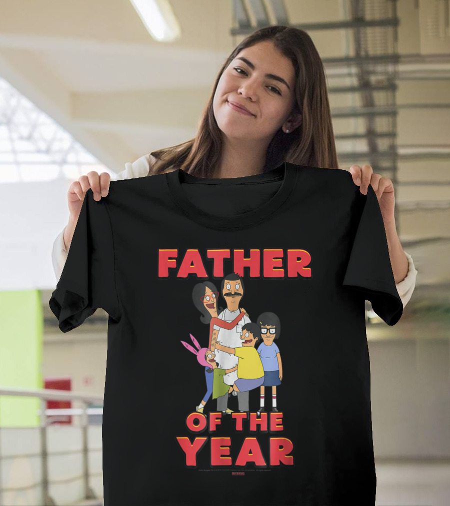 Bob's Burgers Father Of The Year Family Hug Group T-Shirt