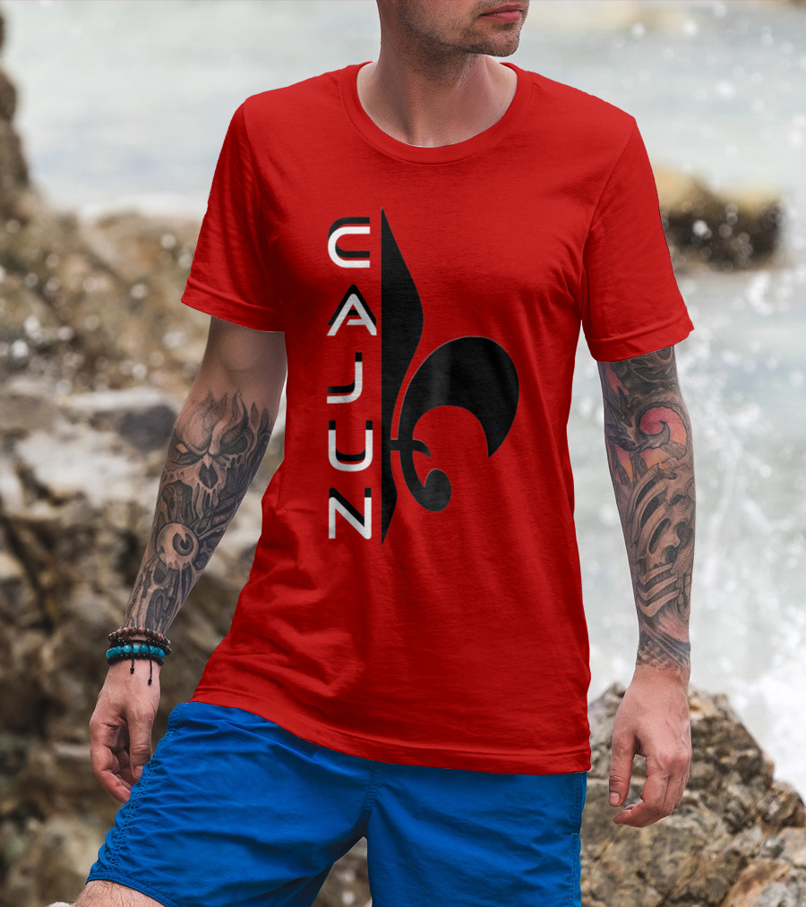 Cajun Fleur De Lis Louisiana Cajun Pride T-Shirt