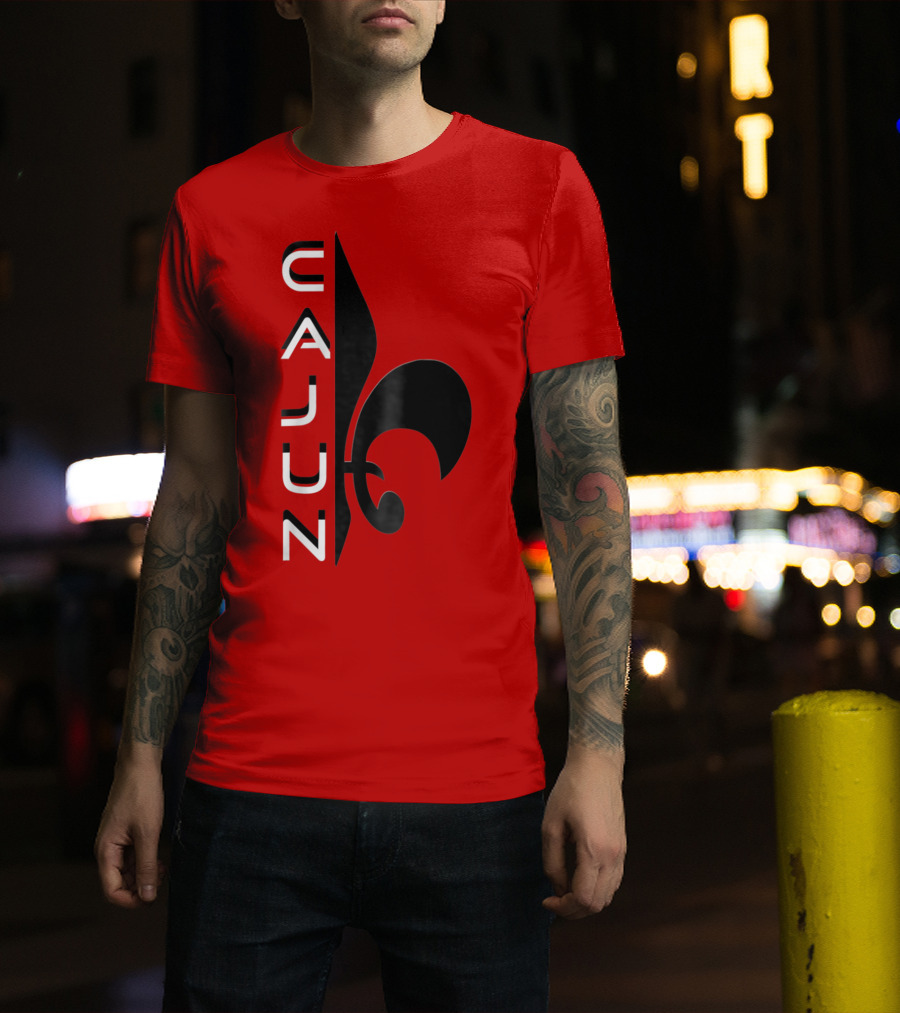 Cajun Fleur De Lis Louisiana Cajun Pride T-Shirt