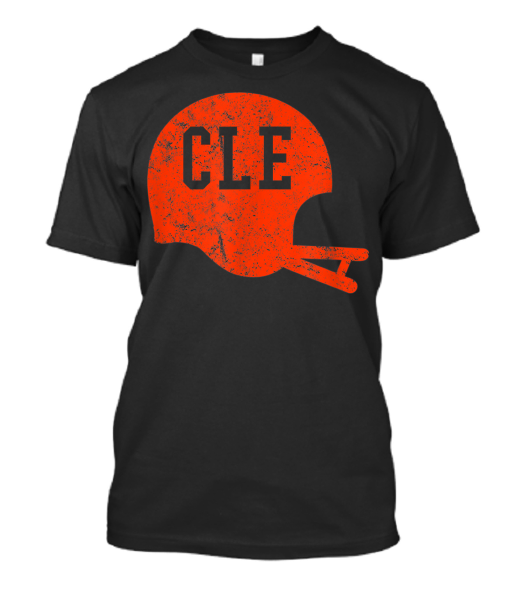 Cleveland Ohio Football CLE Vintage Helmet T-Shirt