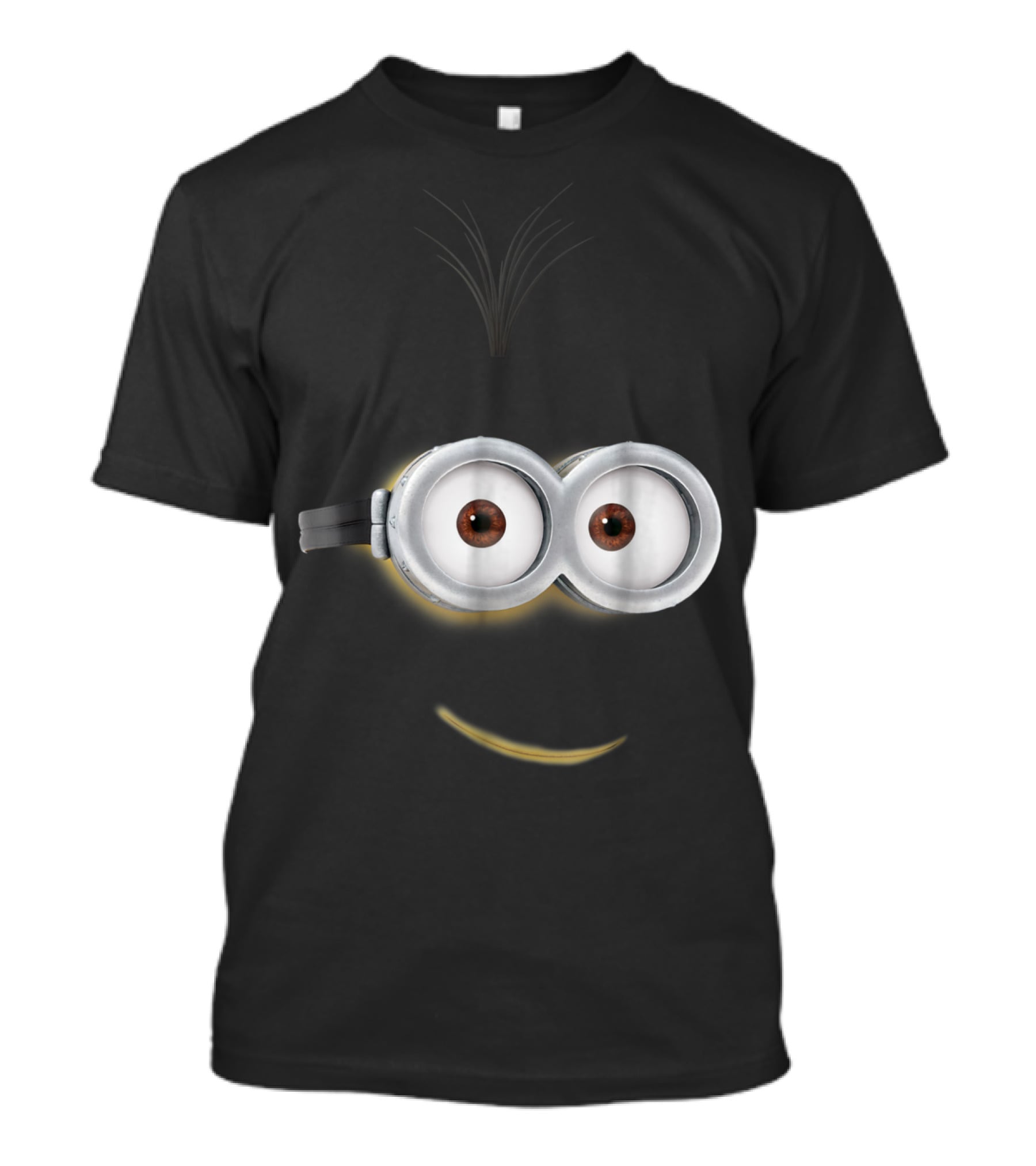 Despicable Me Minions Kevin Face Smile Eyes Goggles Hair T-Shirt