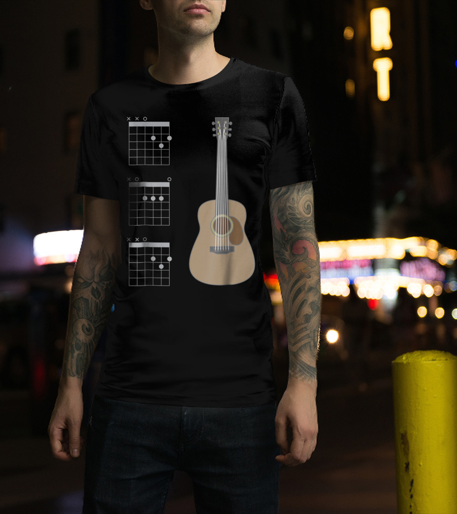 Dad Great Acoustic Guitar Chords T-Shirt