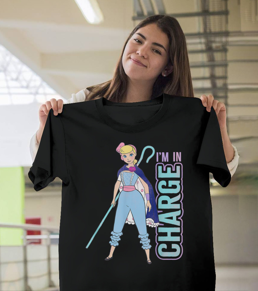 Disney Pixar Toy Story 4 Bo Peep I'm In Charge Character Pose T-Shirt