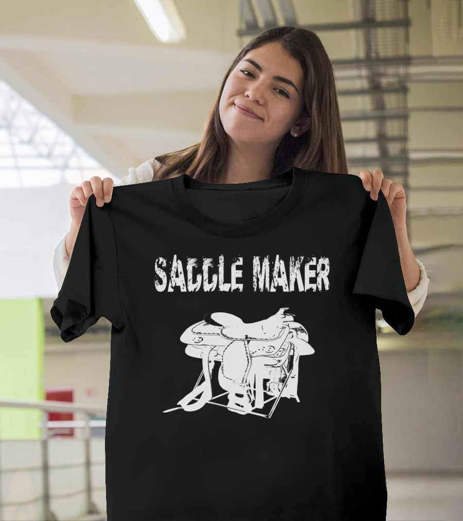 Saddle Maker Horse Saddle Repair Custom T-Shirt