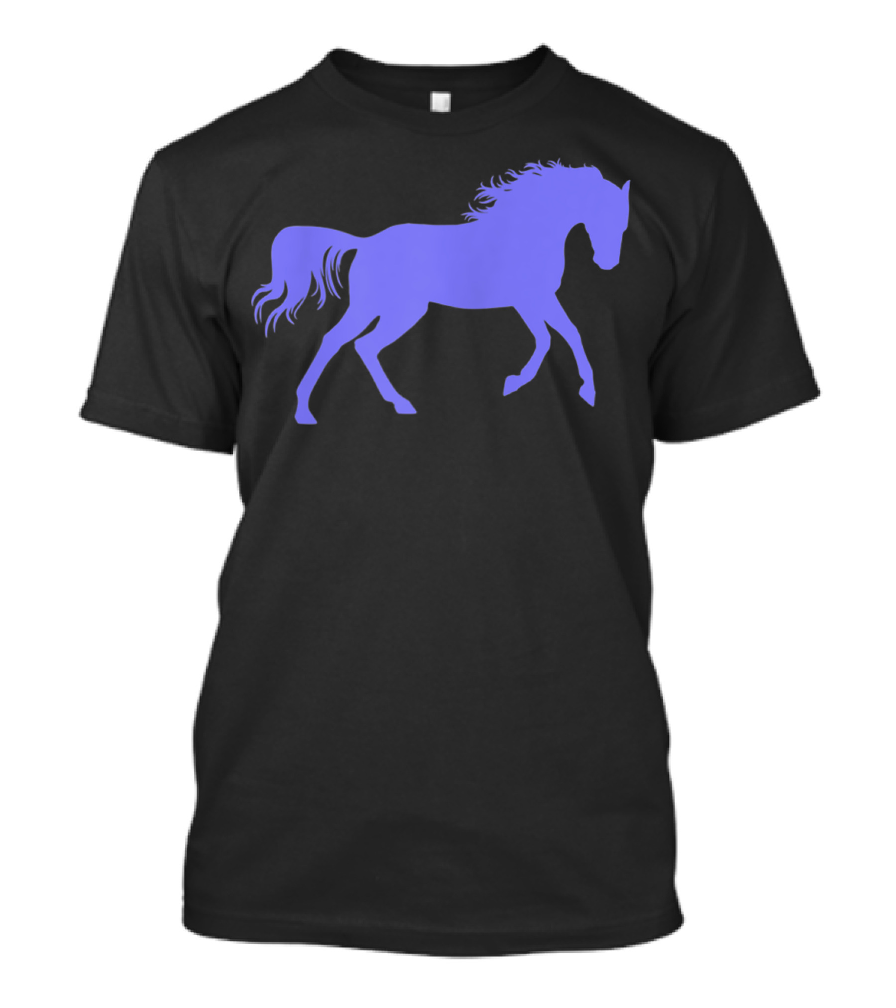 Galloping Horse Silhouette For Pony Loving Girls T-Shirt