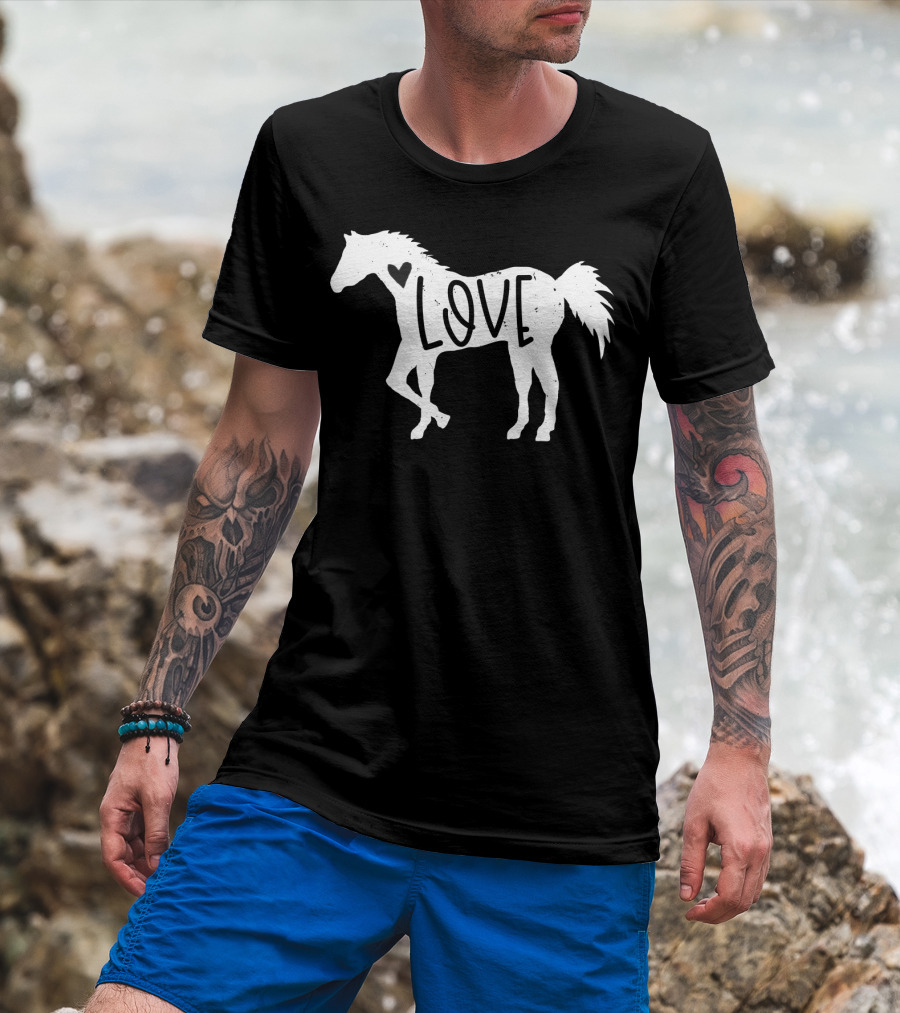 Cute Horse Love Rider Horse Love Rider T-Shirt