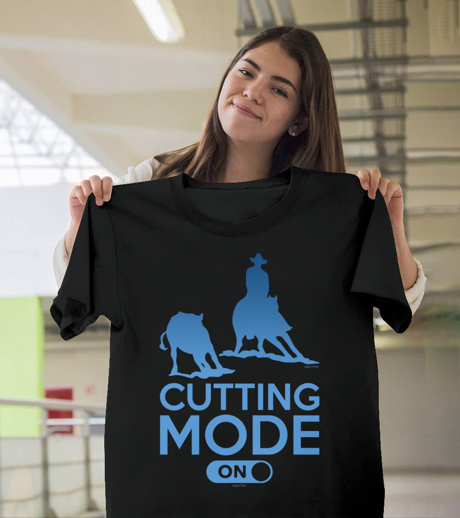 Cutting Mode On Cutting Horse Rider T-Shirt