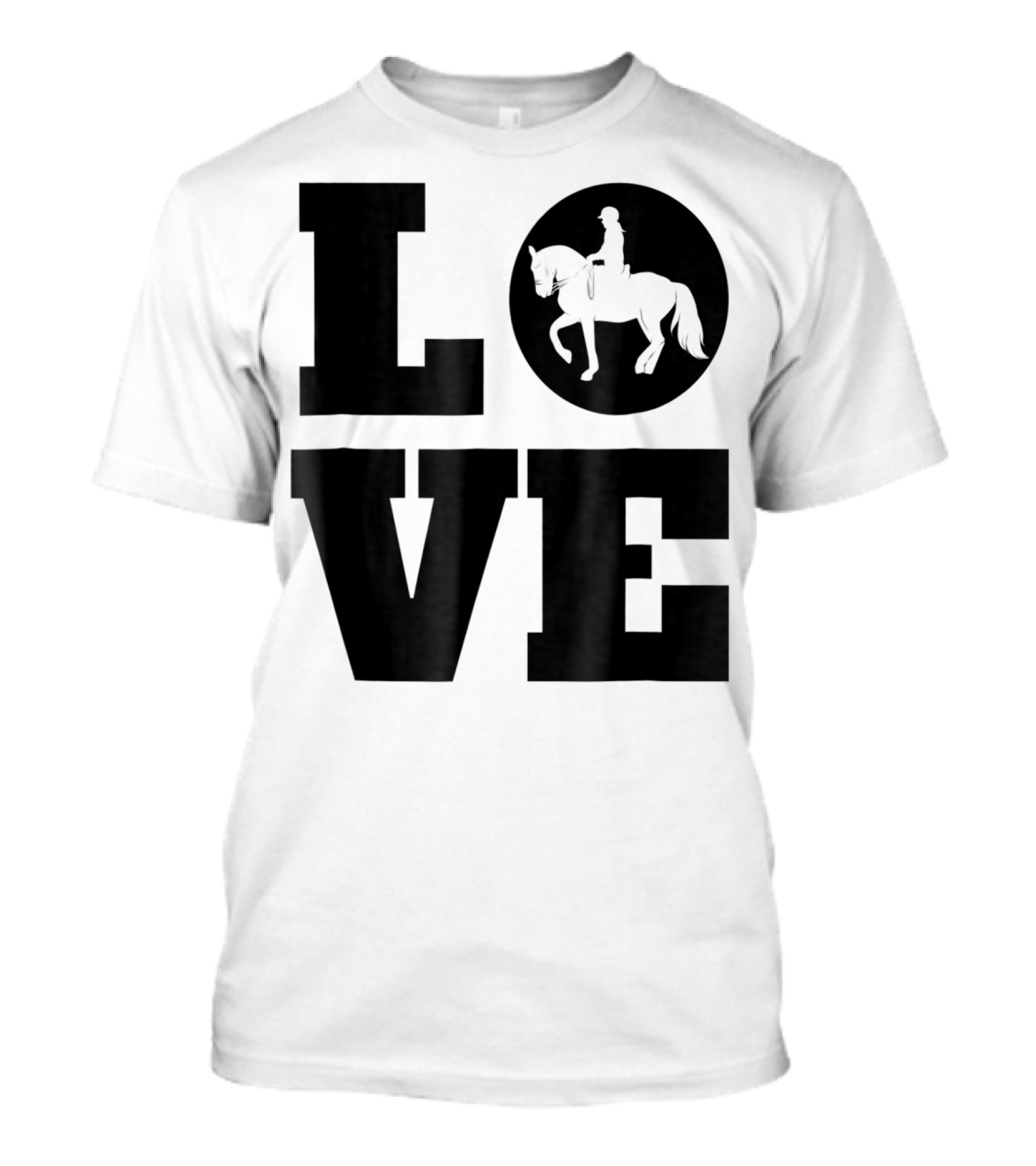 LOVE Dressage Piaffe Horse For Horse Lover T-Shirt