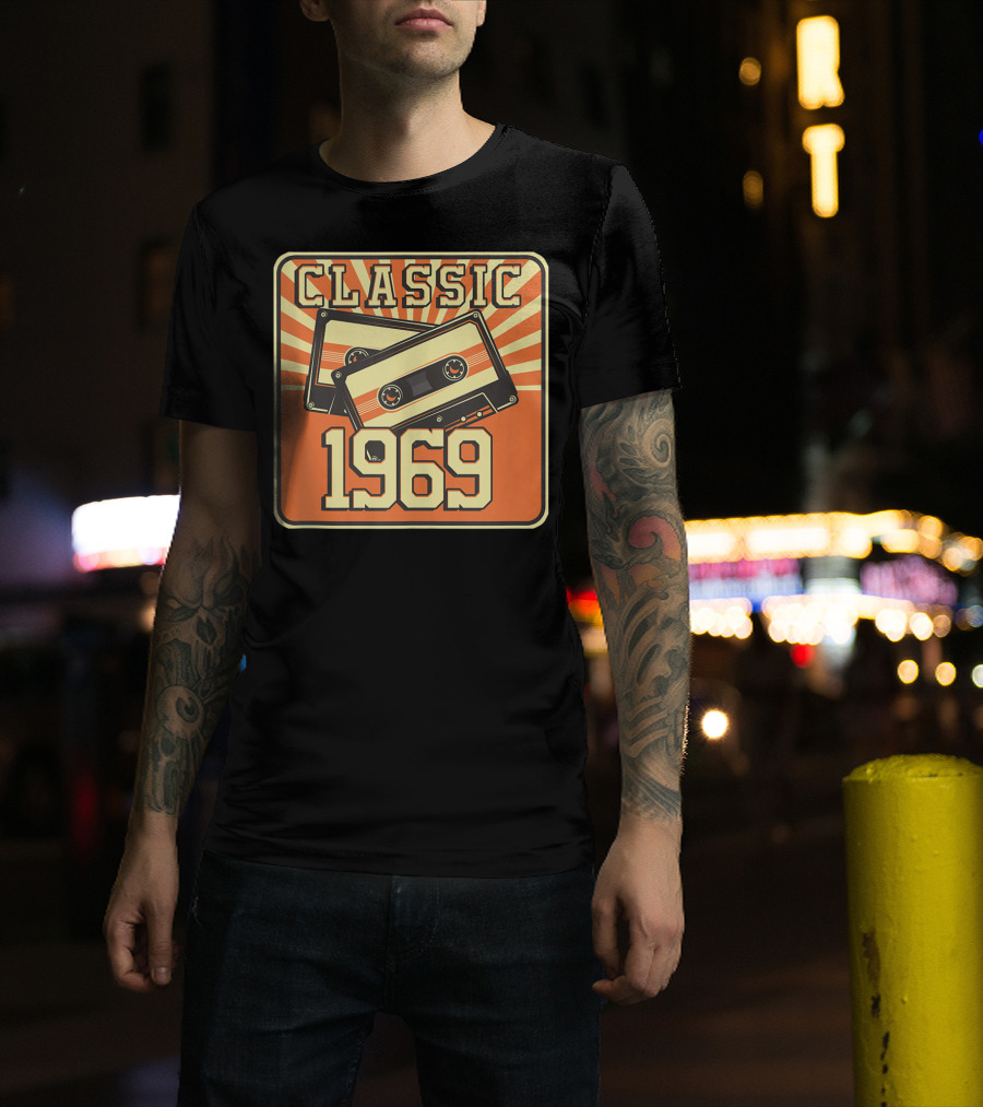Classic 1969 Cassette 51st Birthday T-Shirt