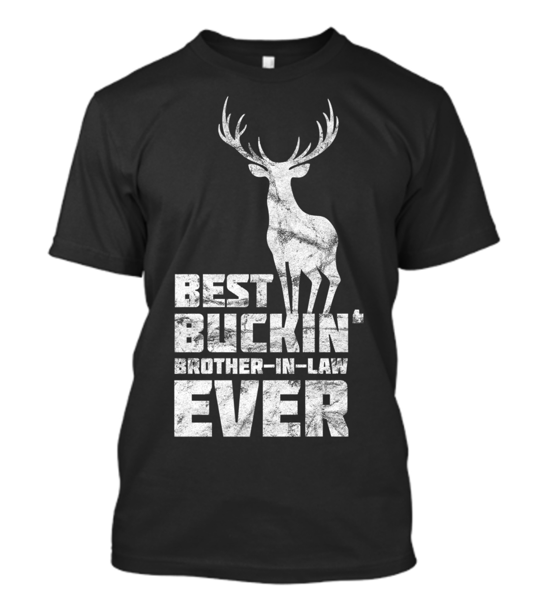 Best Buckin' Brother-in-Law Ever Mens Awesome Buck Deer T-Shirt