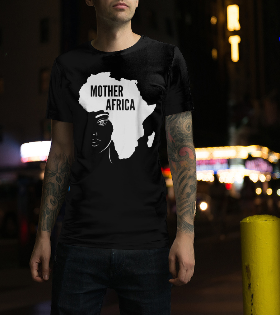 Mother Africa Black Queen Afrocentric Pride T-Shirt
