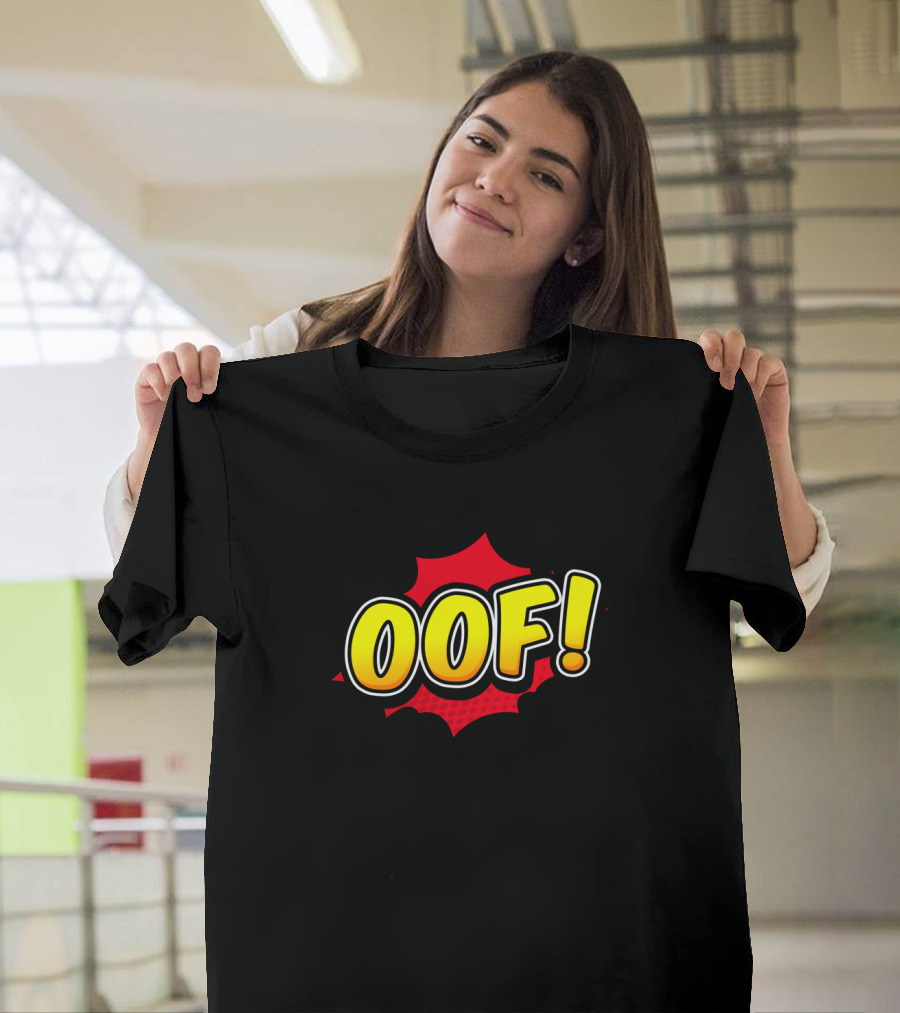 OOF Comic Book Style Burst T-Shirt