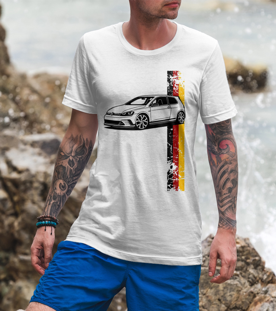 R Gt I German Car Germany Sport Racing Tuning Automotive Enthusiast T-Shirt