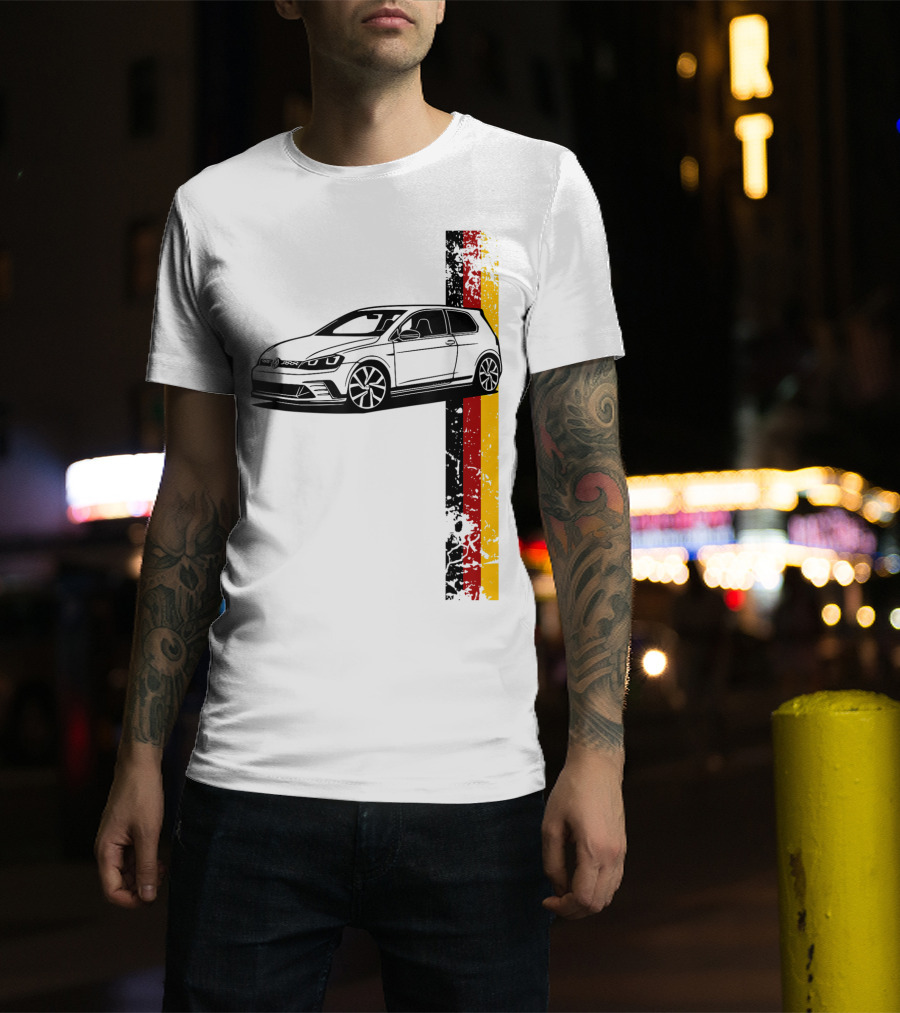 R Gt I German Car Germany Sport Racing Tuning Automotive Enthusiast T-Shirt