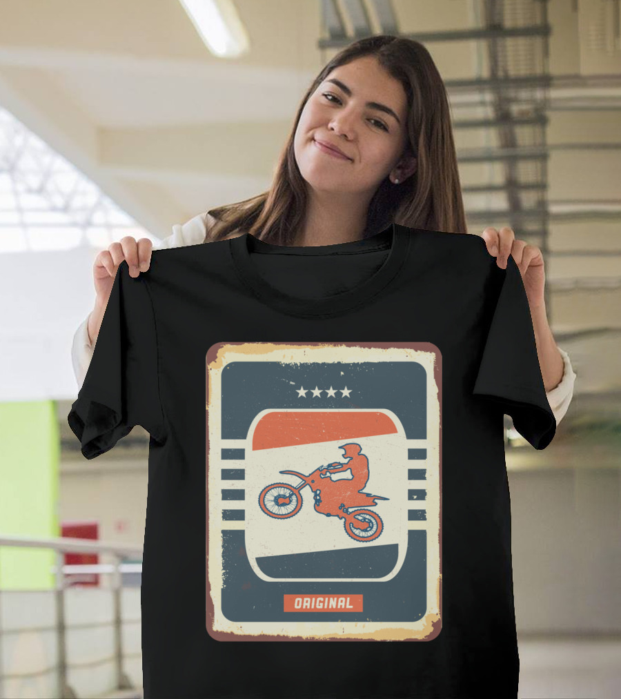 Original Retro Motocross And Dirt Bike Vintage Moto T-Shirt