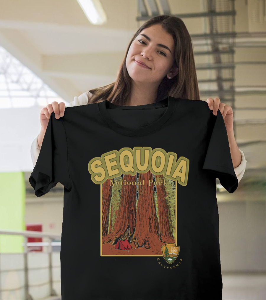 Sequoia National Park Giant Forest California Est 1890 T-Shirt