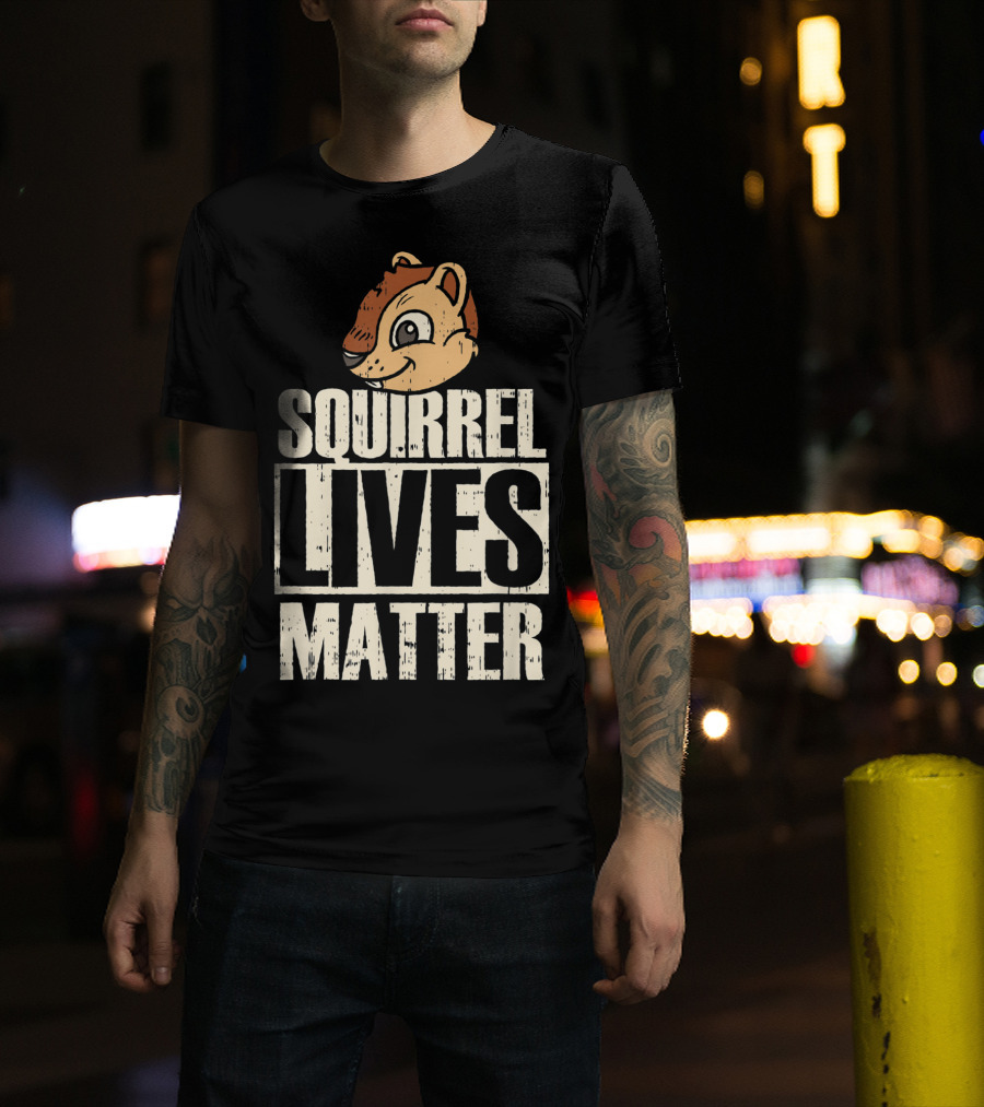 Squirrel Lives Matter Funny Squirrel Head T-Shirt