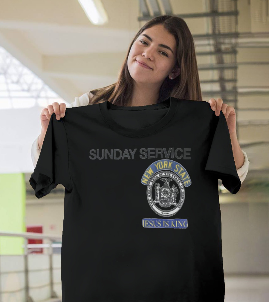 SUNDAY SERVICE NEW YORK STATE JESUS IS KING T-Shirt