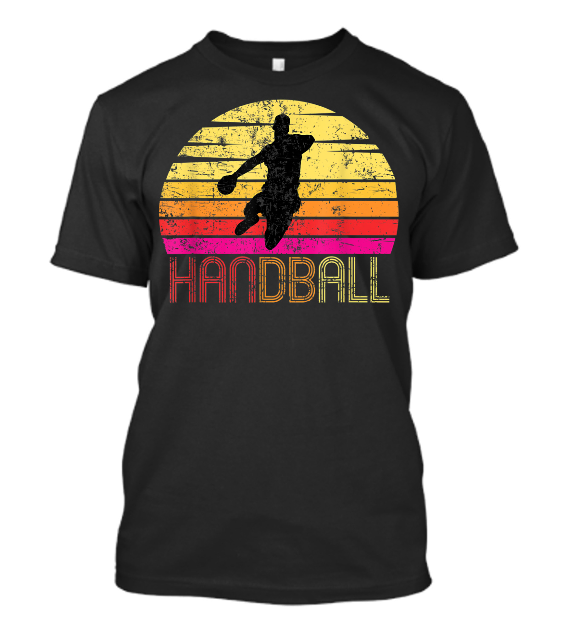 Vintage Handball Retro Sunset T-Shirt