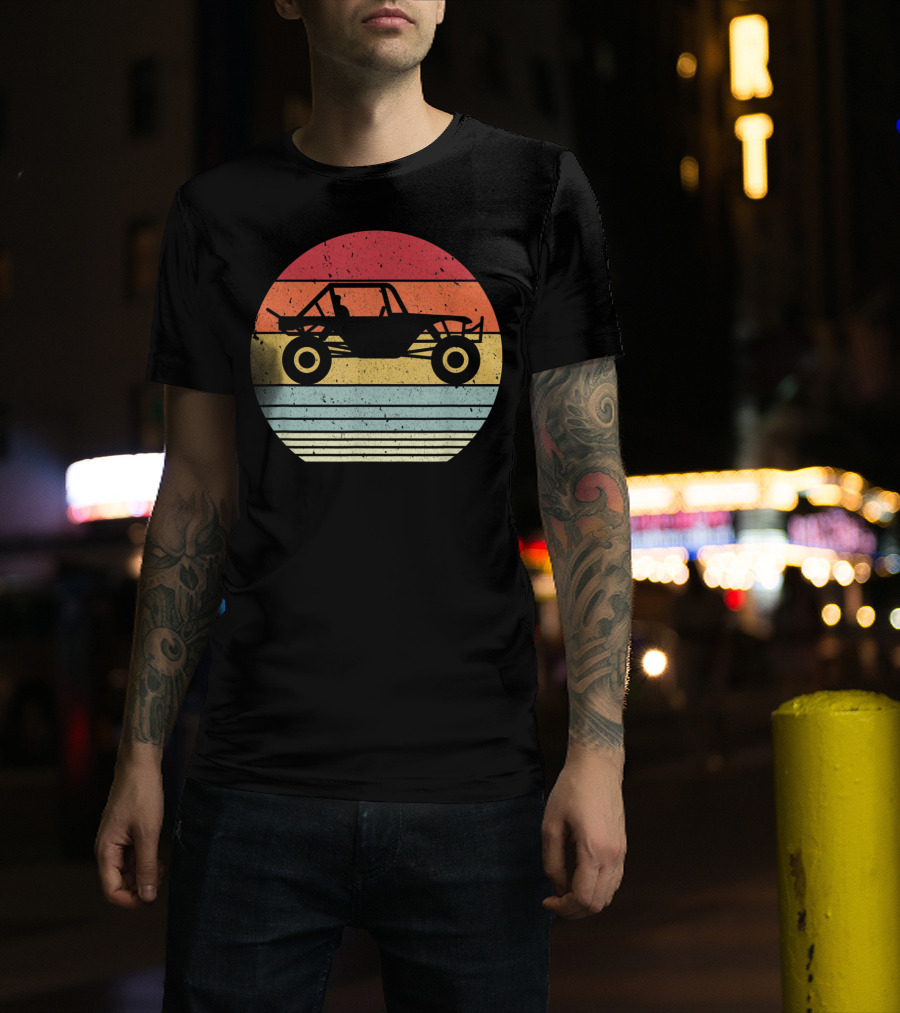 Vintage Sunset Can Am Style Off Road Beach Buggy T-Shirt