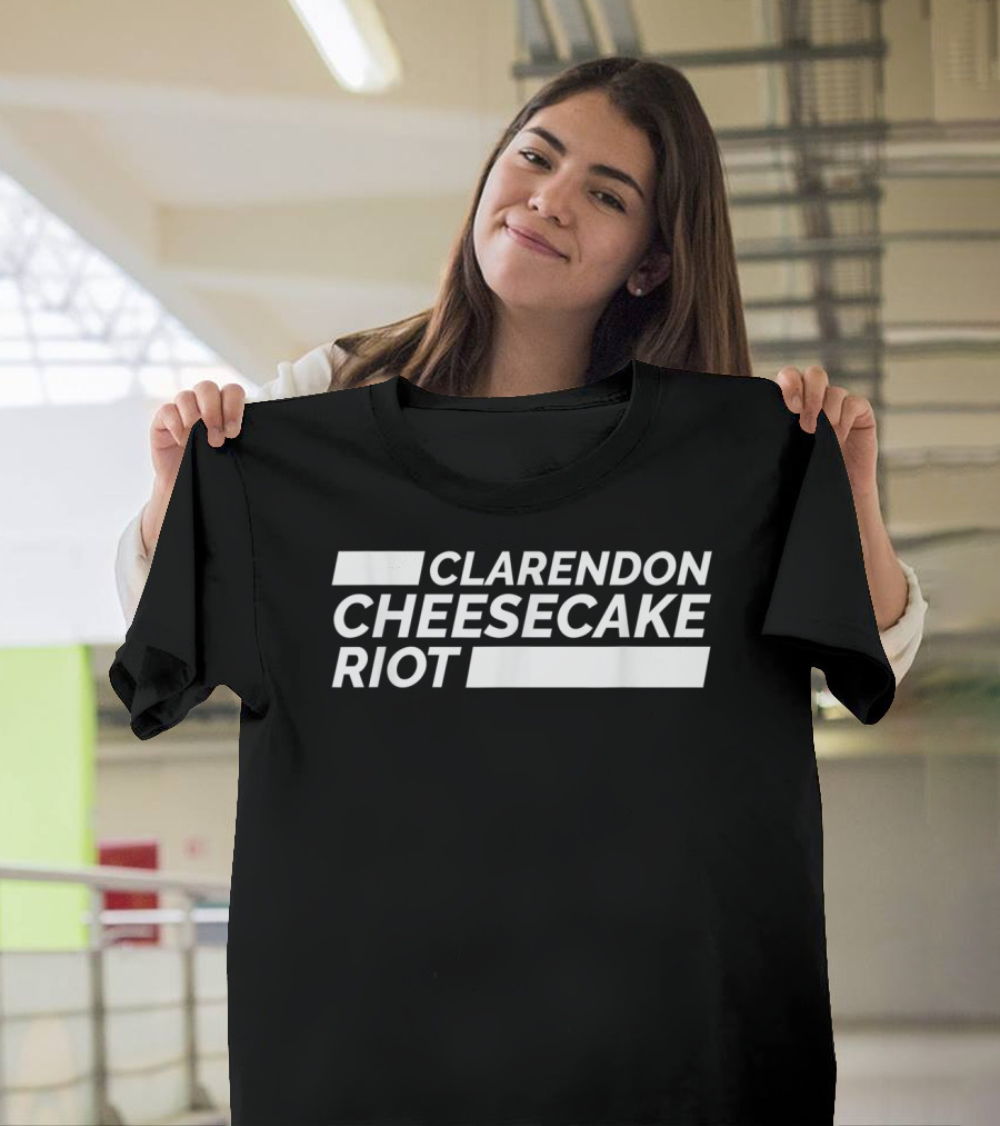Clarendon Cheesecake Riot White T-Shirt