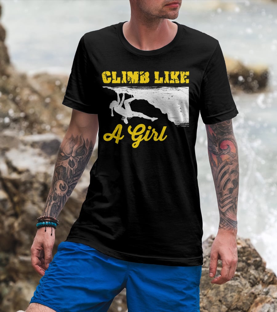 Climb Like A Girl T-Shirt