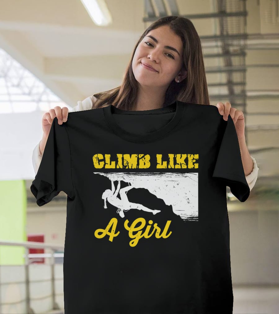 Climb Like A Girl T-Shirt