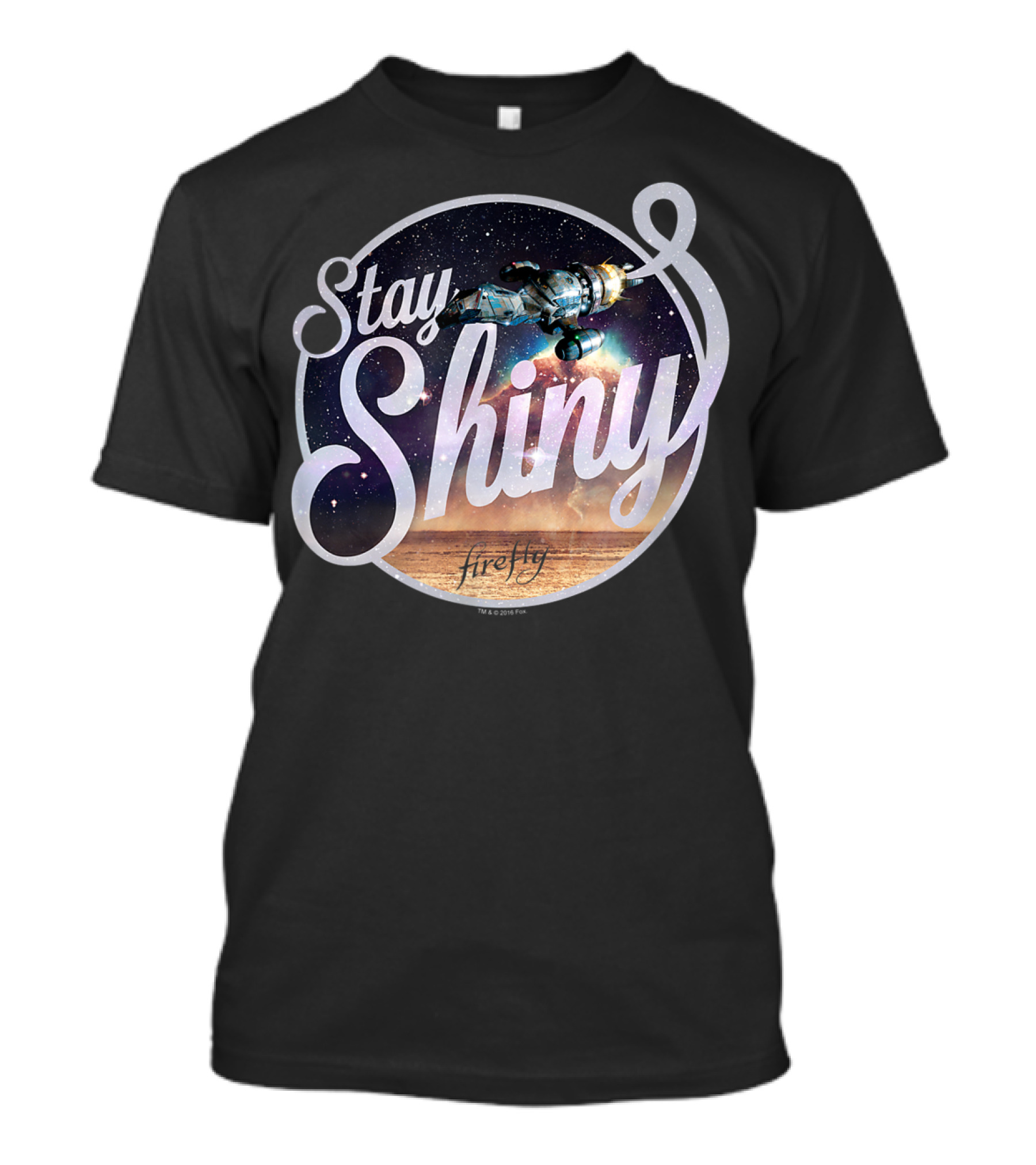 Stay Shiny Firefly Spaceship Galaxy T-Shirt