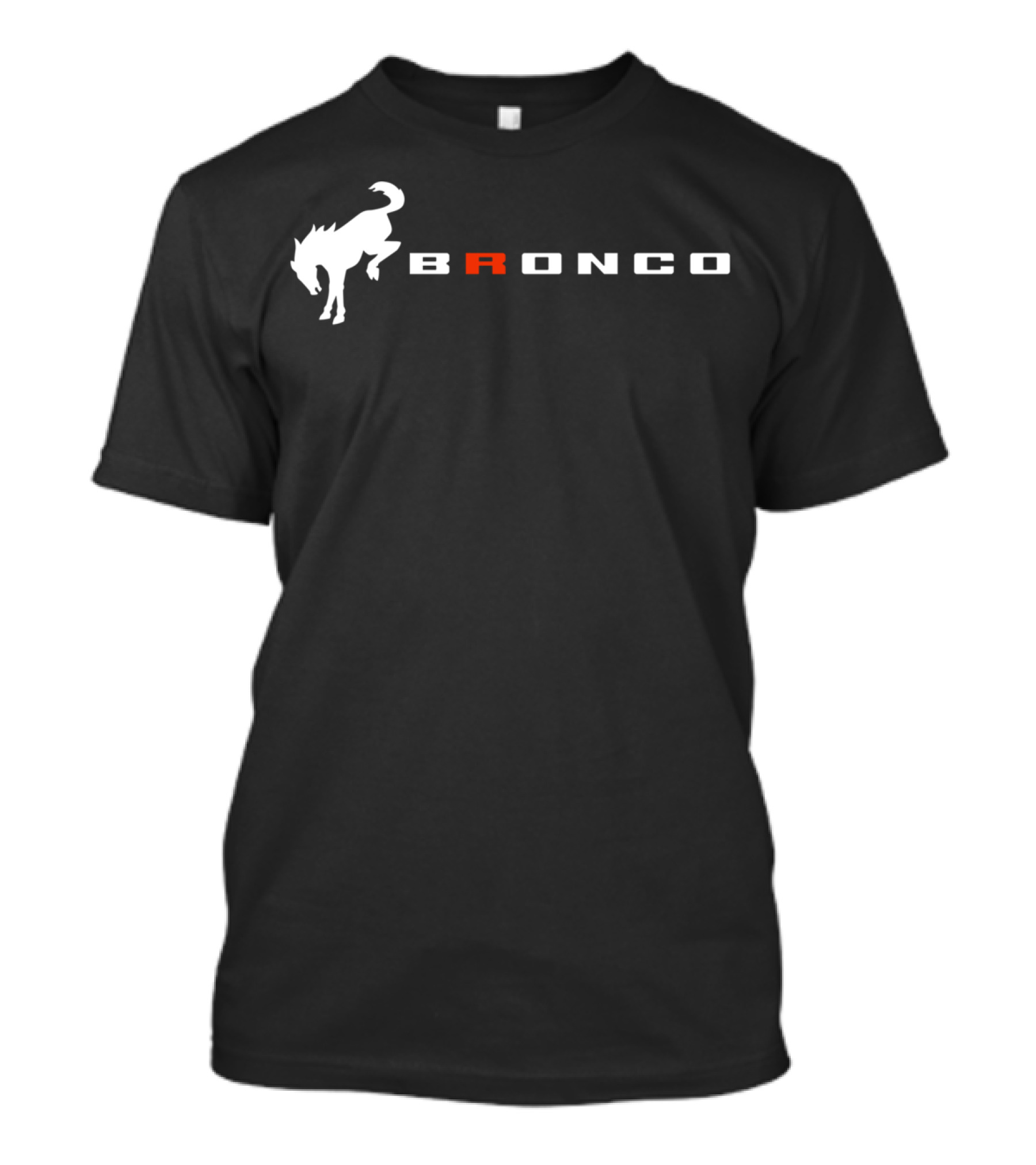 Bronco Logo With Bucking Horse T-Shirt