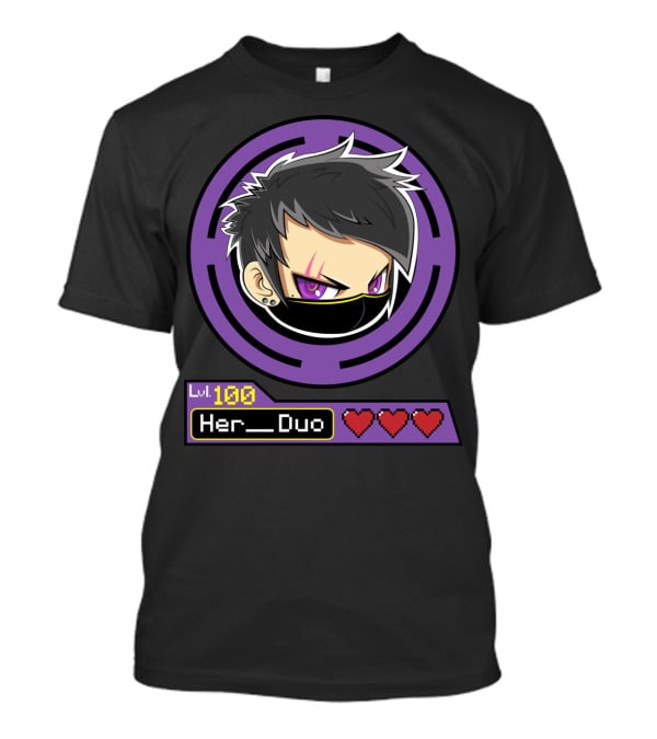 Lvl 100 Her Duo Gamer Couple T-Shirt