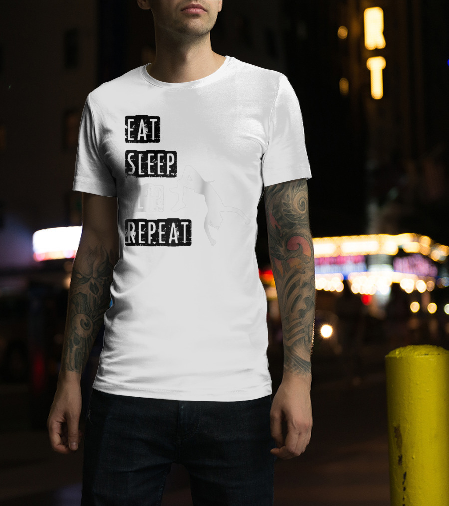 Gymnastics Eat Sleep Flip Repeat Gymnast T-Shirt