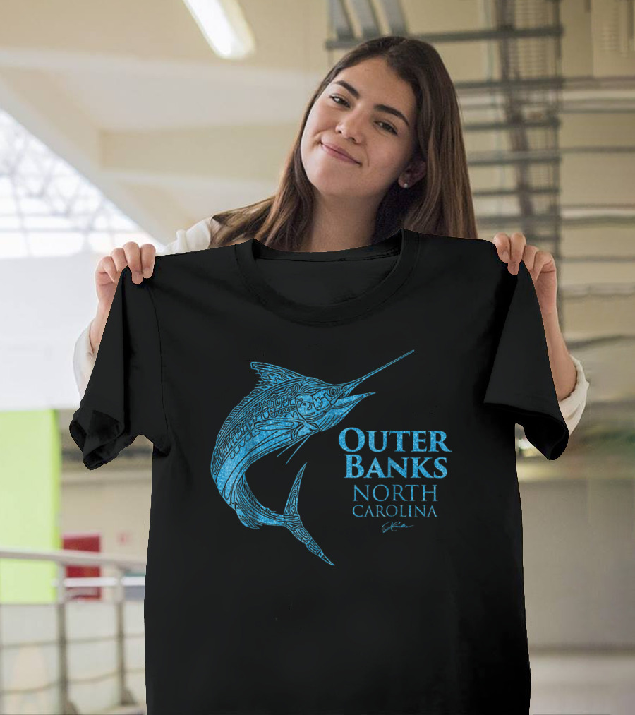 Outer Banks North Carolina Marlin Jcombs T-Shirt