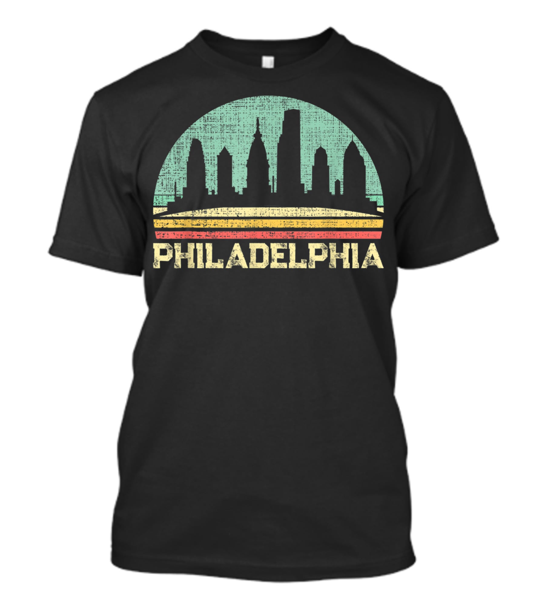 Classic Vintage Philadelphia City Skyline Pennsylvan T-Shirt
