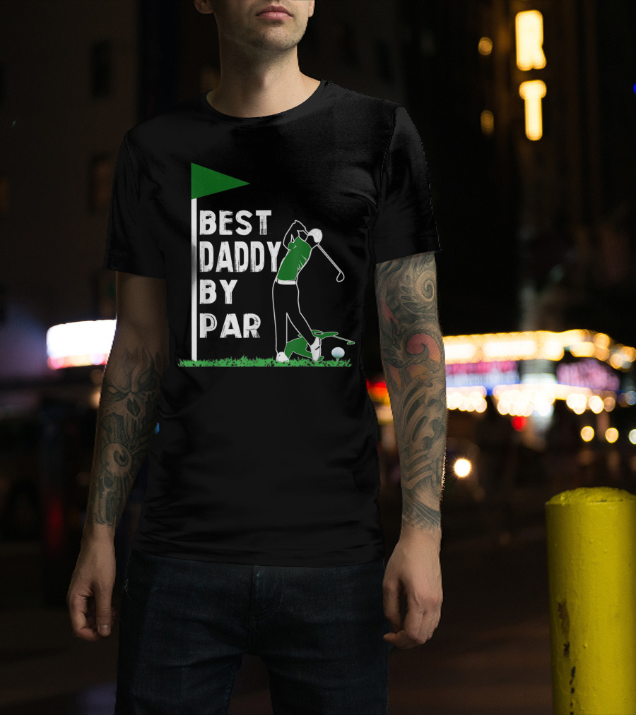 Best Daddy By Par Funny Golf Lover Father's Day T-Shirt