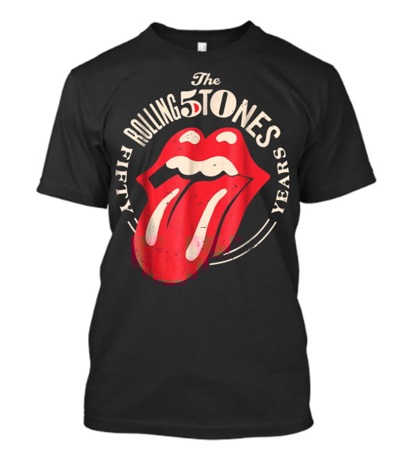 The Rolling Stones Fifty Years 5 Tongue Lips T-Shirt
