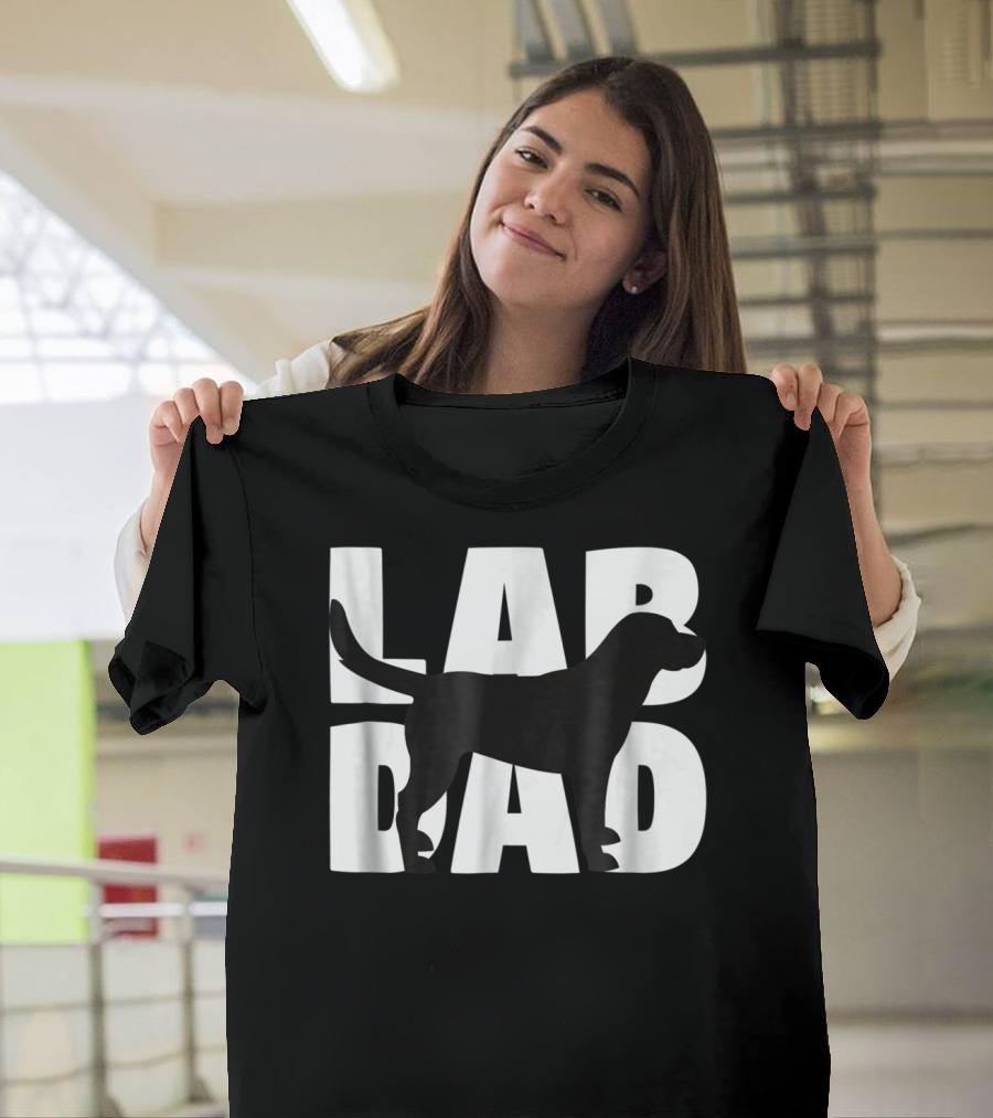 Lab Dad Labrador Retriever Dad Labrad T-Shirt