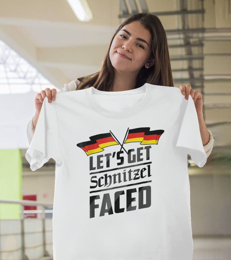 Let's Get Schnitzel Faced Oktoberfest Outfit Ideas Female Mens Girl T-Shirt