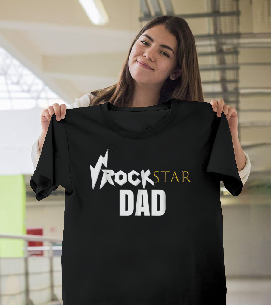 Rockstar Dad Birthday Party T-Shirt