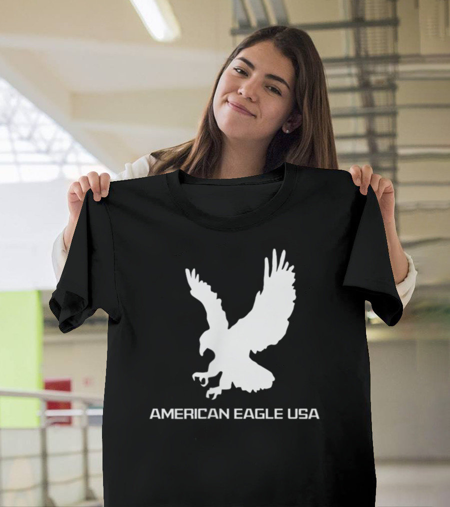 American Eagle USA Iconic Emblem T-Shirt