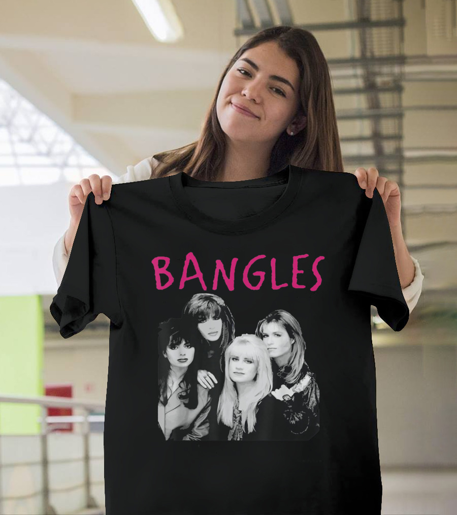 Bangles Band Iconic Pop Rock Group Members T-Shirt