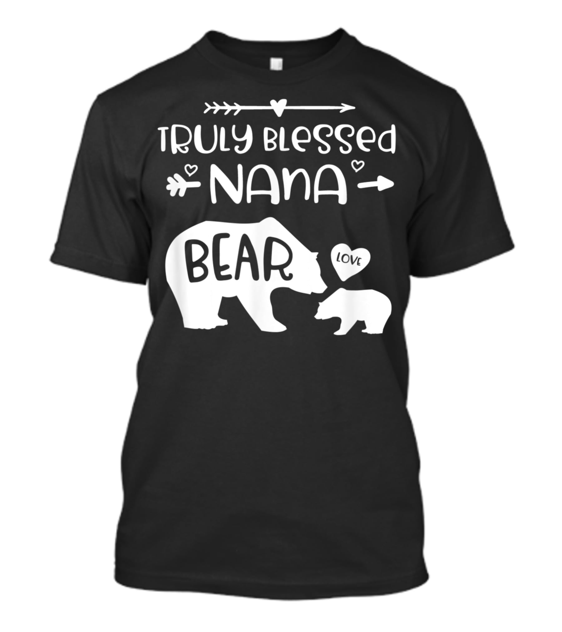 Truly Blessed Nana Bear Love With Baby Cub Bear T-Shirt