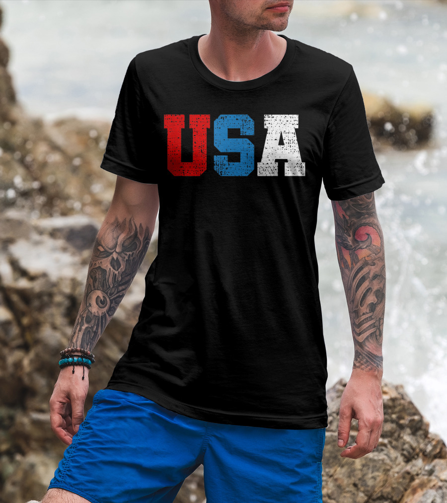 USA Fourth Of July America Unite Independence Day T-Shirt